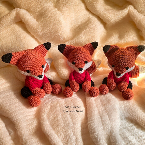 Zorro Del Atlas Tejido A Crochet