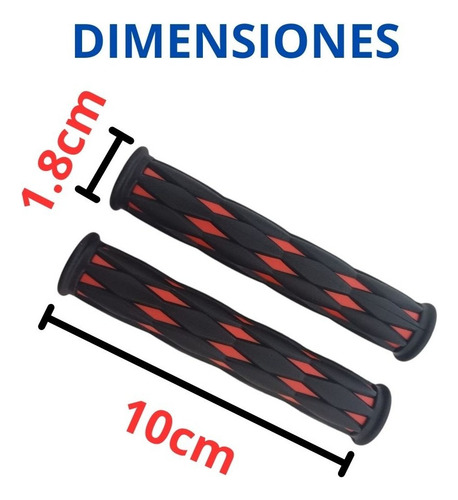 Cubre Manija Freno Antideslizante Vento Reptile Trek 200 Rojo