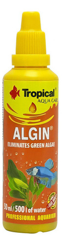 Algicida Para Aquários Algin 50ml Tropical