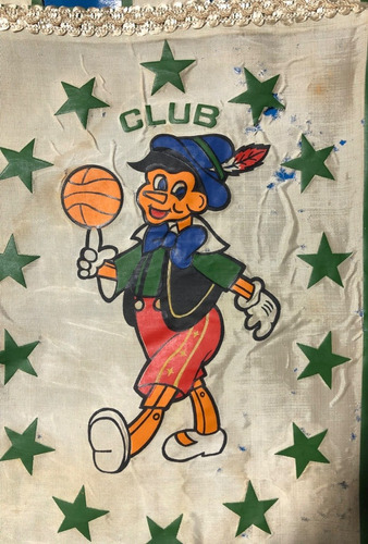 Antiguo Banderin Basquet Infantil Club Pinocho 1985 | MercadoLibre
