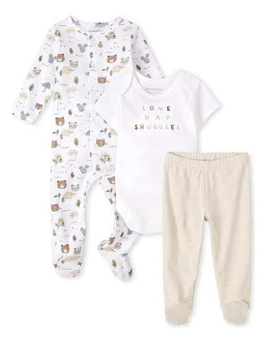 The Children's Place Baby Newborn Take Me Home Set, 100% ALG