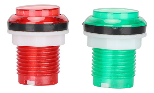 Pulsador Arcade Incorporado, Luz Led Game De 32 Mm, 5 Colore