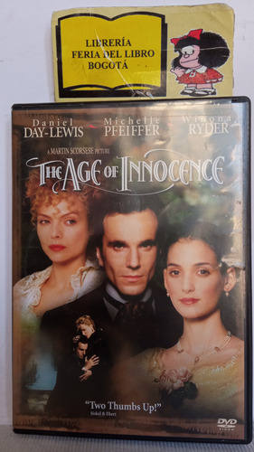 La Edad De La Inocencia - Película - Dvd - Scorsese - Inglés