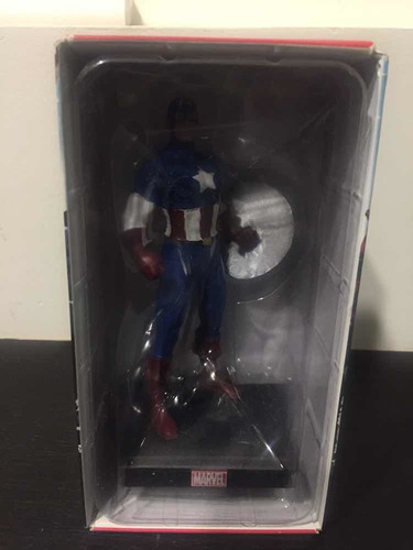 Marvel 3d Super Heroes Figura De Captain America Panini 2015