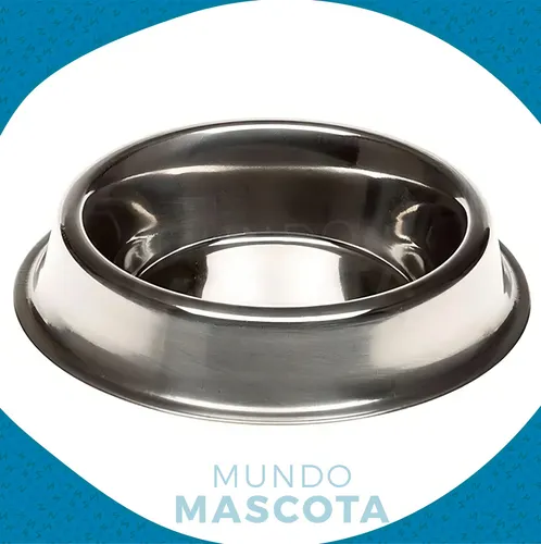 Comedero De Acero Ferplast Antihormiga 0,2 Lts. / 14 Cms