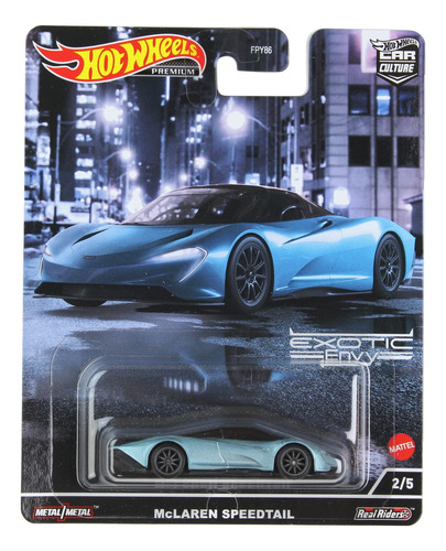 Hot Wheels  - Mclaren Speedtail - Envidia Exótica - Cultur.