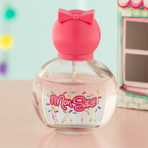 Imagem 2 de 2 de Colônia Infantil Perfume Sweet Flowers Mon Sucré Menina Algodão Doce