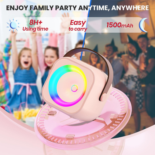 Mini Altavoz Bluetooth Para Niños, Máquina De Karaoke Beilih