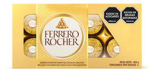 Chocolate Ferrero Rocher Estuche X 8 Und