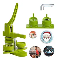 Comprar Diy Pin Badge Button Maker Máquina De Prensa 25mm Verde