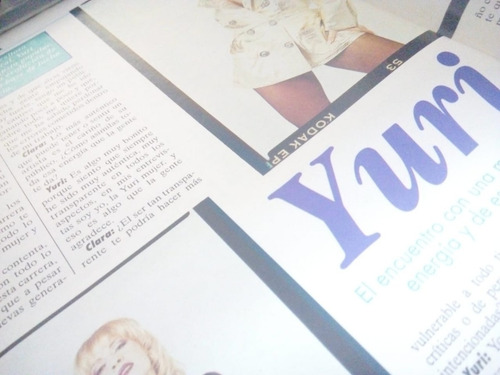 Revista Clara Año-1995 Con Reportaje De Yuri (Usado)