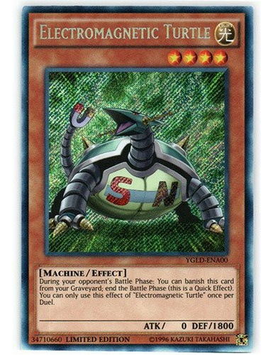 Yu-gi-oh! - Tortuga Electromagnética (ygld-ena00) - Cubierta