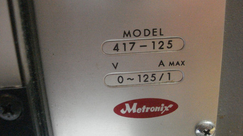 Fuente Para Laboratorio Dc 0/125 Volt 1 Amp Metronix