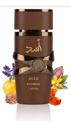 Perfume Asad Bourbon Eau De Parfum 100ml Original Envio Imediato