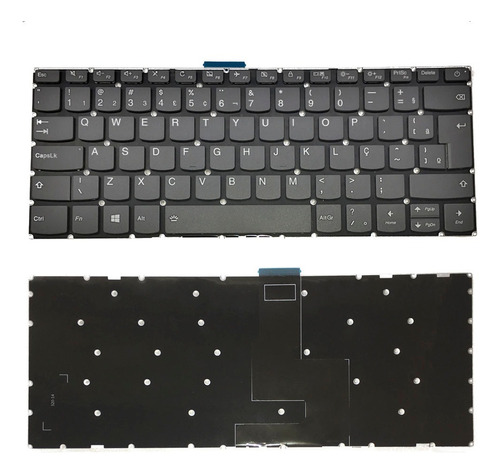 Teclado Le Ideapad 320-14ikb-80yd 320-14ikb-80yf Ç Cor Cinza