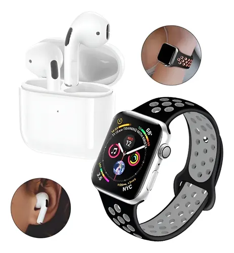 Combo Reloj Smartwatch T55 Promax + Audifonos In-Ear + Puls