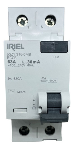 Interruptor Diferencial Resid Dr 1p+n 63a 30ma 5sz1316-0mb