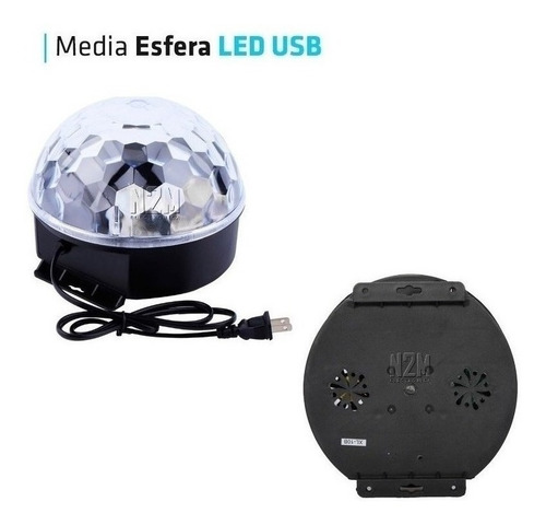 Imagen 4 de 10 de Bola Led Rgb Usb Pendrive Audioritmico Movil Luces Dj Cuotas