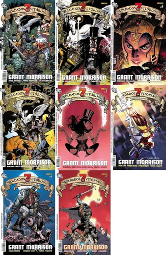 Livro Hq 7 Soldados Da Vitória - Minissérie Completa - 8 Volumes - Grant Morrison [2007]