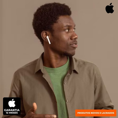 AirPods Apple 2a Geração Original C/ Estojo De Recarga Novo