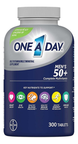 One A Day Hombres 50+ Años Bayer - 300 Tablets