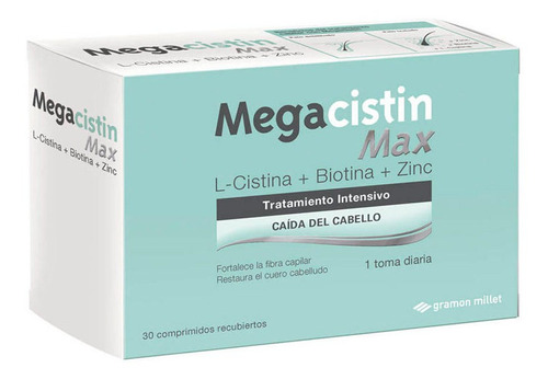 Megacistin Max Suplemento Dietario Capilar Anticaida X30 Cap