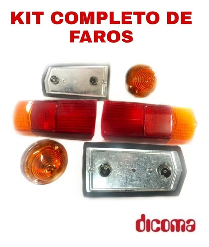 Faros Citroen 3cv Traseros Y Delanteros Kit 1974 A 1985