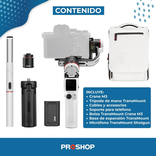 Estabilizador Gimbal Zhiyun Crane M3 Pro Camara Celular
