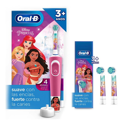 Pack Cepillo Eléctrico Oral-b Vitality Princesa+repuesto 2ud