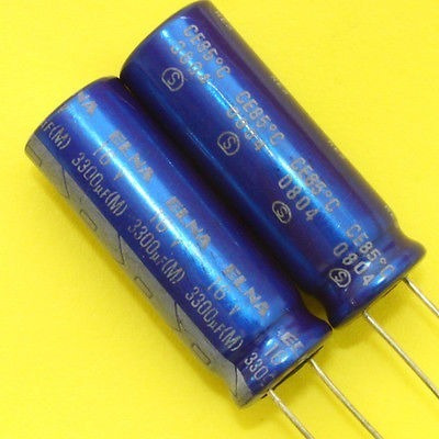 Imagen 1 de 1 de Placa Base De 3300uf Elna 16v Condensador X 2pcs. Japón Nuev