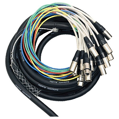 Sísmica  Sals12 X 4 X 25  12 Canal 25 Pro Etapa Xlr Cable Se