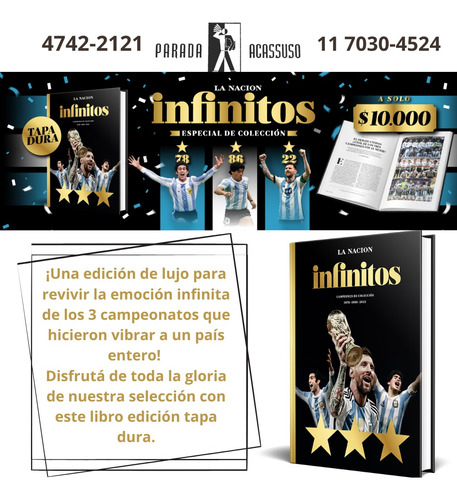Infinitos La Nación Libro Tapa Dura