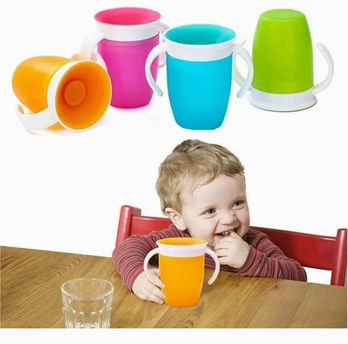 Vaso Entrenador 360 Antiderrames, Bebés,varios Colores