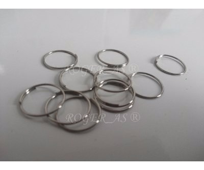 350 Castanha De Cristal Italiana K9 + 350 Argolas Aço Inox