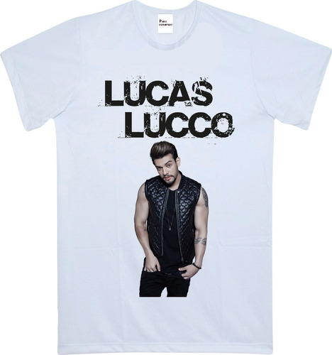 Imagem 1 de 8 de Camiseta Ou Baby Look Lucas Lucco 02