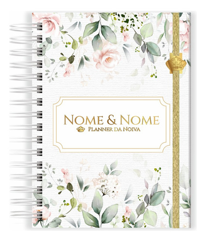 Planner Da Noiva Luxo Personalizado Com Nome Mandaluhz