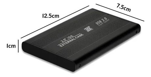 Case Disco Rígido Hd Externo 2.5 Usb 3.0 6gbps 6tb Pc Ps4