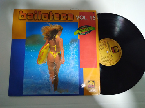 Bailoteca Volumen 15 Lp Vinilo Fm 1993 Colombia