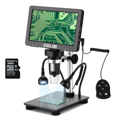 Esslnb 7 Pulgadas Lcd Microscopio X Microscopio Digital  P .