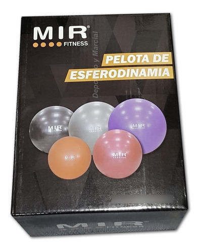 Imagen 3 de 7 de Pelota Esferodinamia 75 Reforzada Mir Gris Medicinal En3x
