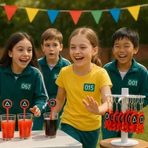 Comprar Kit Fiesta Juego Del Calamar - Cumple Temático 10 Chicos