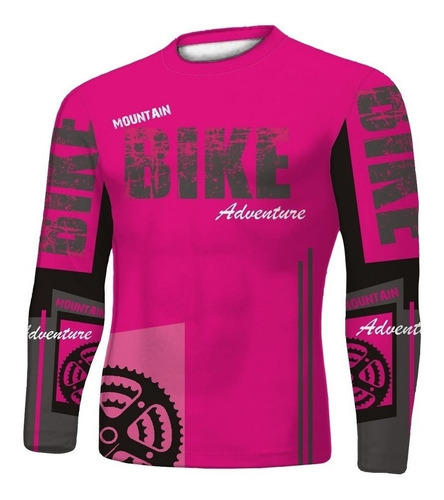 Blusa Térmica Compressão Rashguard Estampada Bike Bicicleta