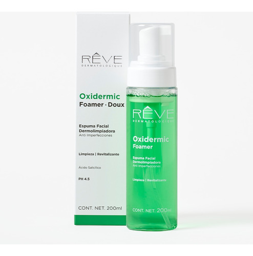 Rêve Oxidermic Dermolimpiador Piel Grasa Acné Manchas 200ml