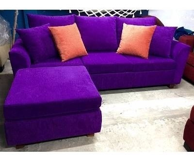 Sillon 3 Cuerpos Reforzado Chenille Incluye Camastro