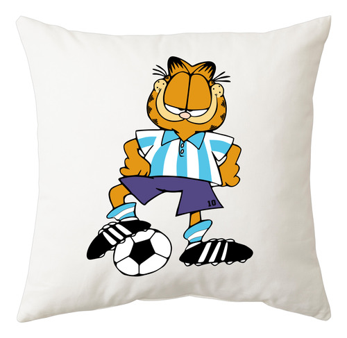 Garfield Argentina Futbol Almohadon Friki Tu Eres