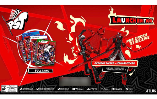 Persona 5 Tactica Launch Edition Nintendo Switch