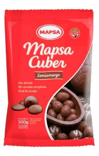 Chocolate Mapsacuber 500gr Sin Tacc Cotishop