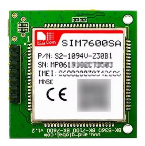 Modulo 4g Modem Gsm Gps Sim7600 Registrado Chile