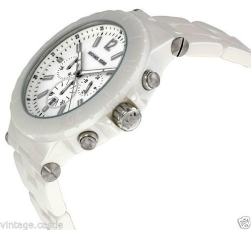 Relógio Michael Kors Mk8177 Dylan Orig Chron Anal Ceramic