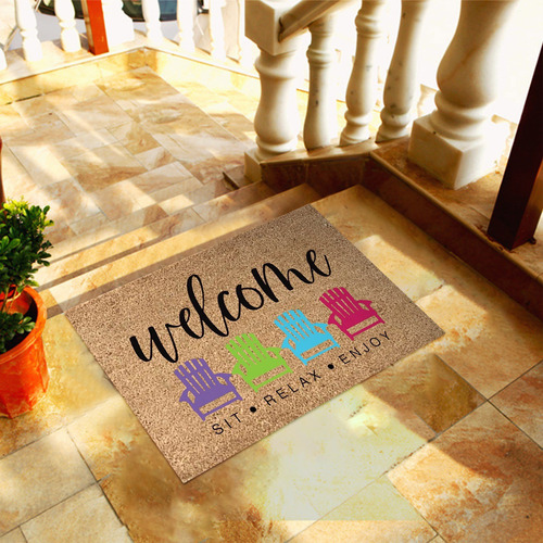 Rugs Summer Holiday Welcome Floor Doormat Style American Sty